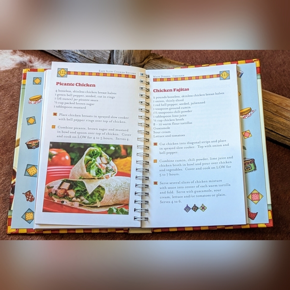 New Easy Slow Cooker Spiral Bound Hardcover Recipe Book - Picture 13 of 14